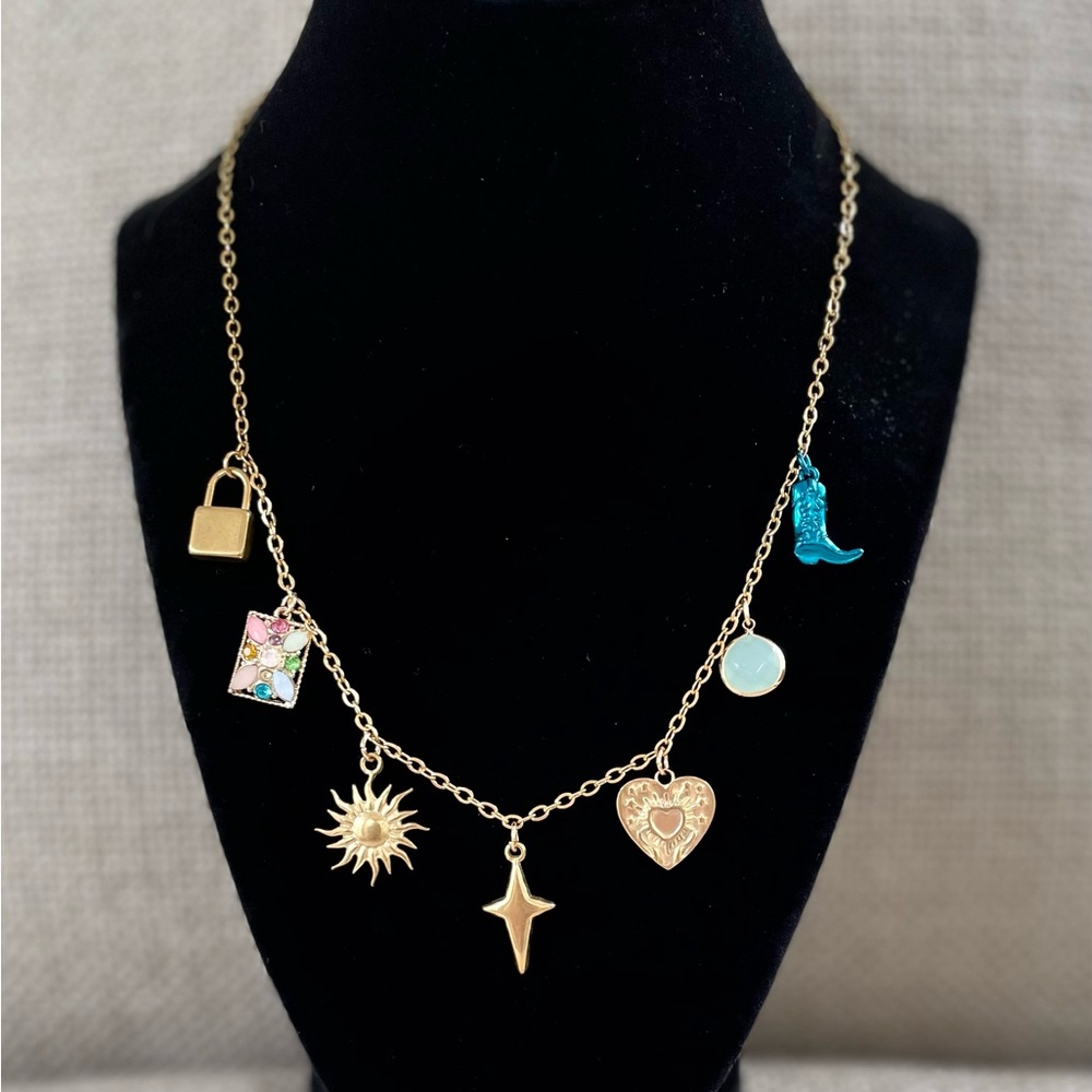 Handmade charm necklace